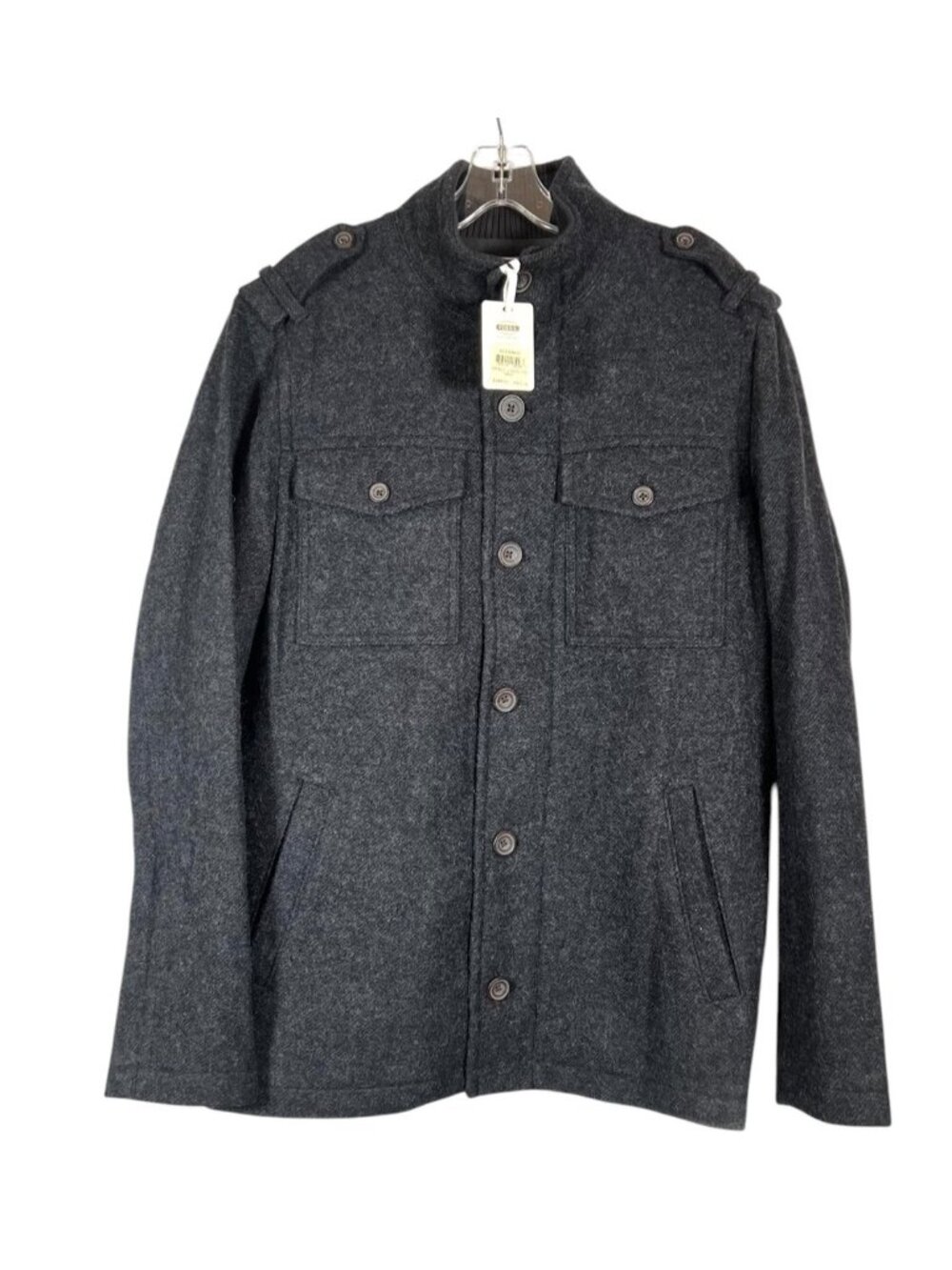 Fossil Driscoll Wool Blend Military Coat Men’s M NWT Studio Wardrobe $248